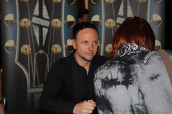 Paul Landers at the Gibson guitars booth at the 2010 Musikmesse in Frankfurt
